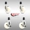 Service Caster 4 Inch 316SS Nylon Wheel Swivel 1-7/8 Inch Expanding Stem Caster Brake SCC, 2PK SCC-SS316EX20S414-NYS-2-TLB-2-178 - alternate 4